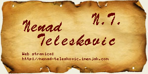 Nenad Telesković vizit kartica